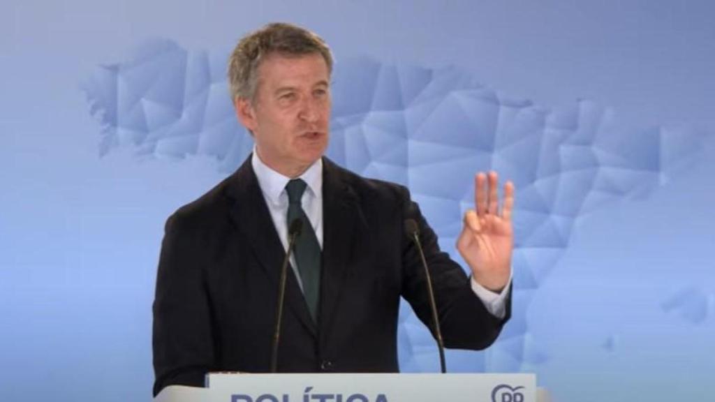 Alberto Núñez Feijóo en la reunión del Comité Ejecutivo Nacional de PP