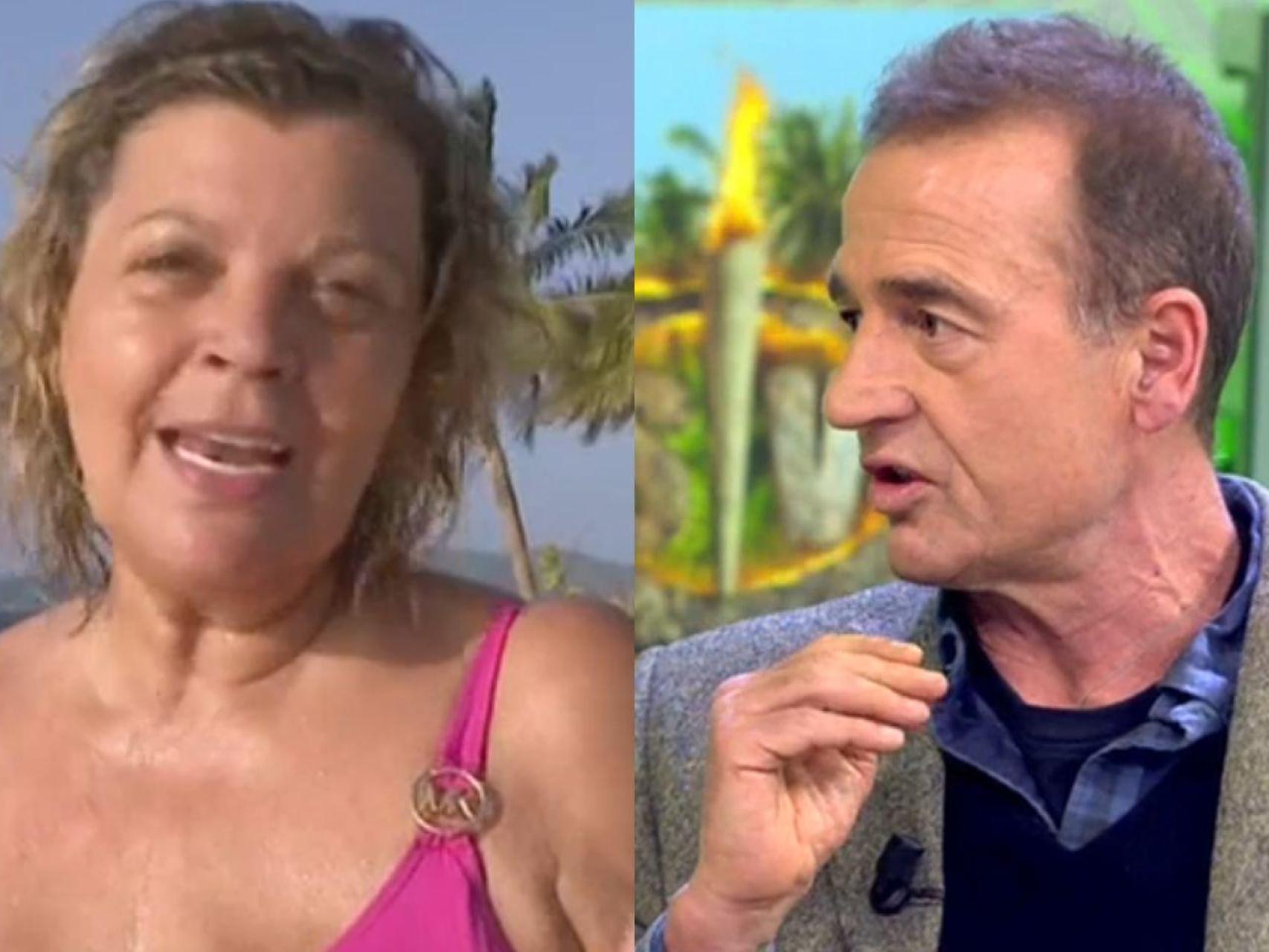 Alessandro Lequio no se corta y señala a Terelu Campos por su abandono en ' Supervivientes': "Se ha descuidado toda la vida"