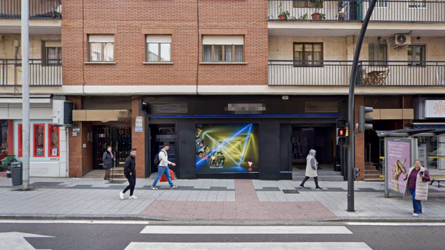 Salón de juegos ubicado en la avenida de Portugal en Salamanca