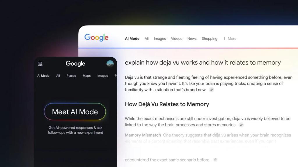 El nuevo modo de IA de Google