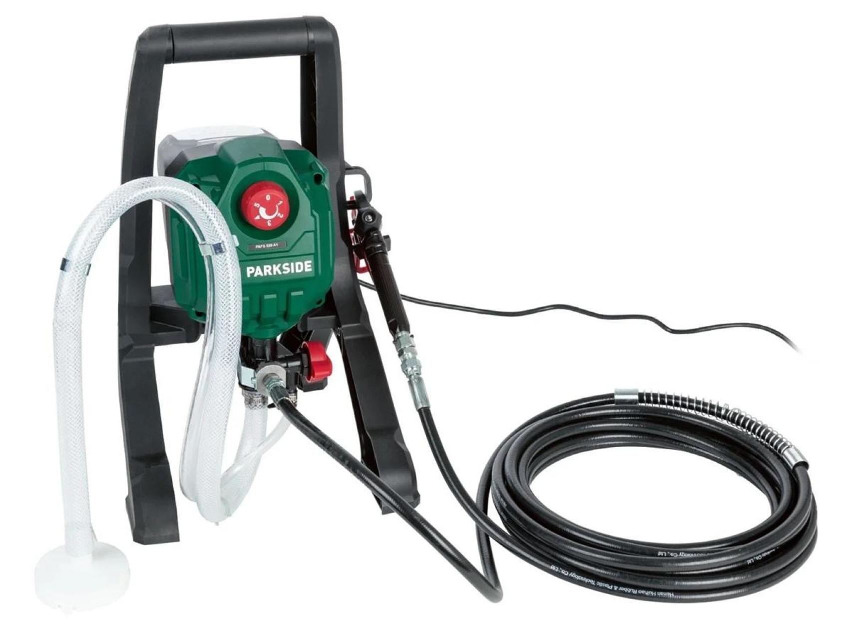 Sistema de pulverización de pintura Airless 550W de Lidl.