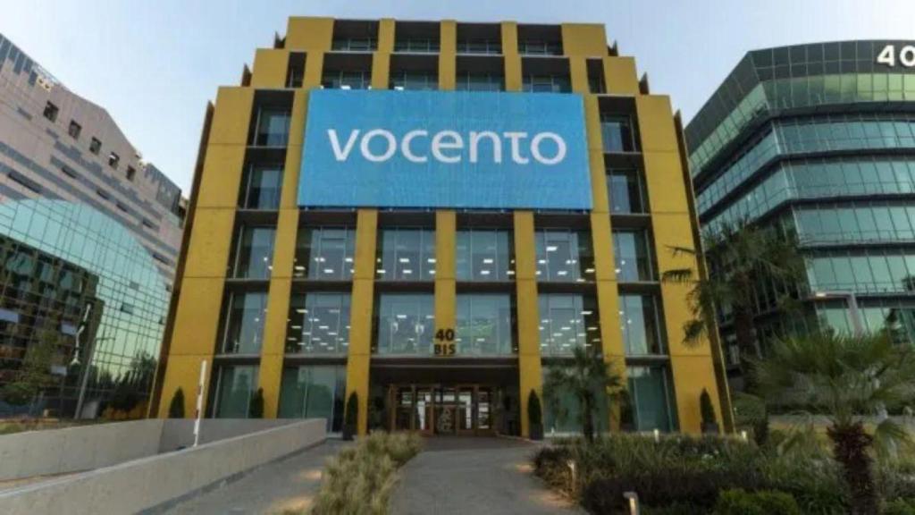 Fachada de la sede de Vocento en Madrid.