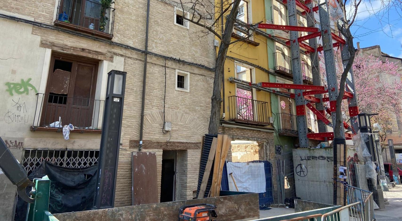 Fachada del edificio de la calle Mayor.