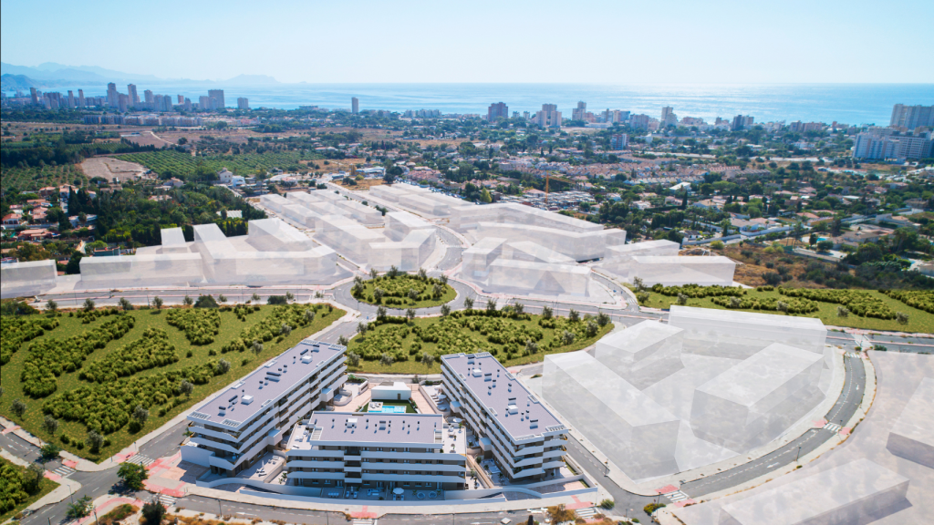 El barrio Nou Nazareth, en una imagen de AEDAS Home.