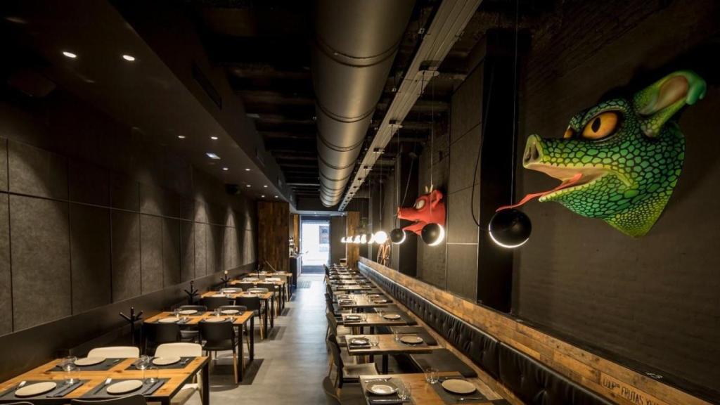 El interior de Canalla Bistro.