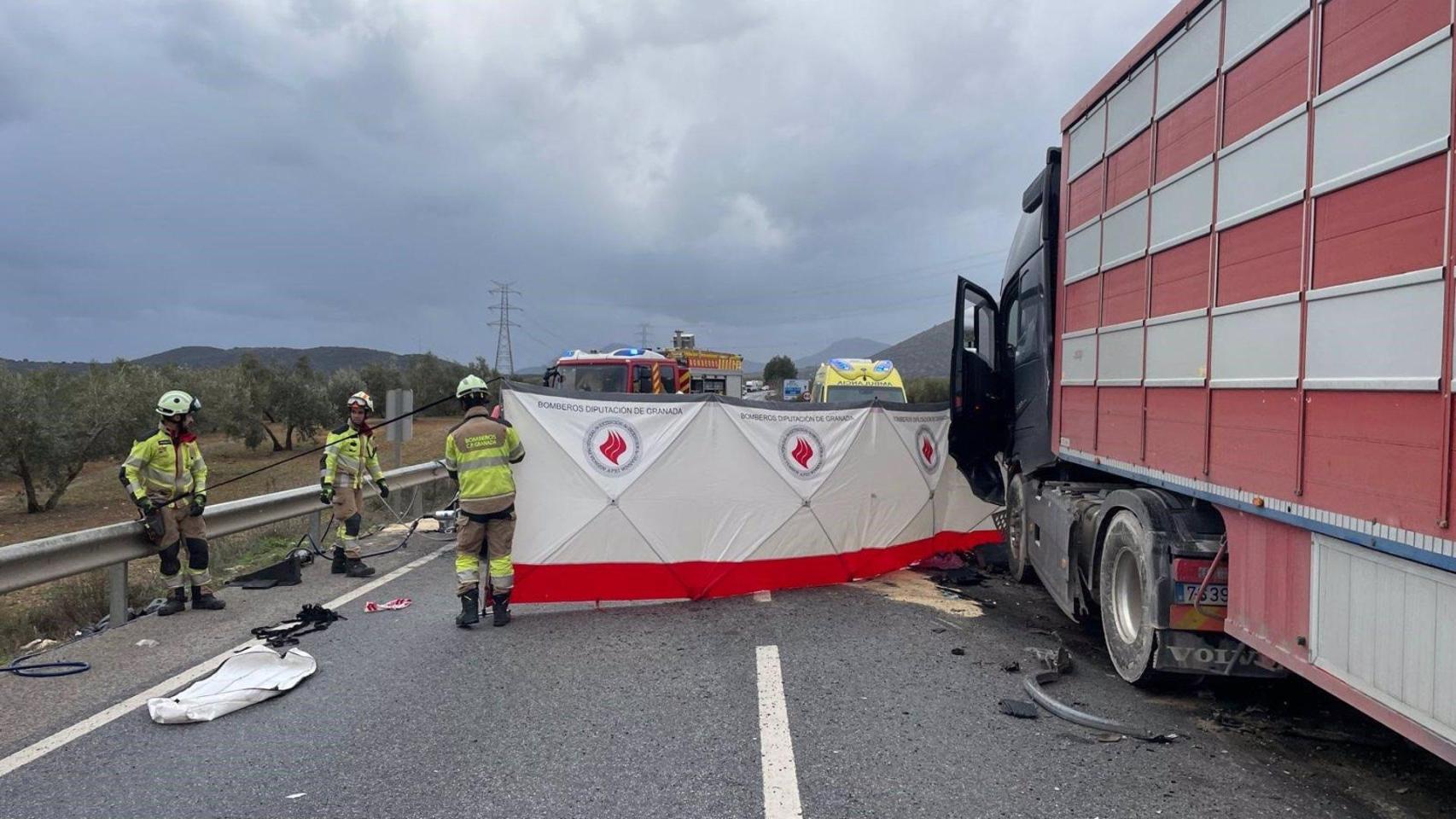 Muere la madre de la familia del grave accidente de Iznalloz (Granada): en el siniestro fallecieron su marido y su hija
