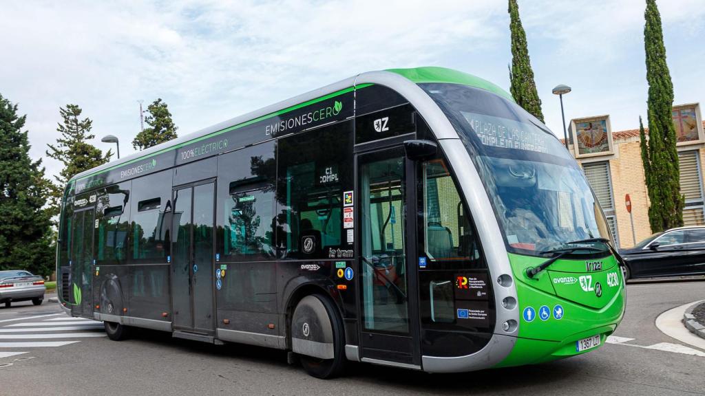 Un autobús de Zaragoza, en imagen de archivo.