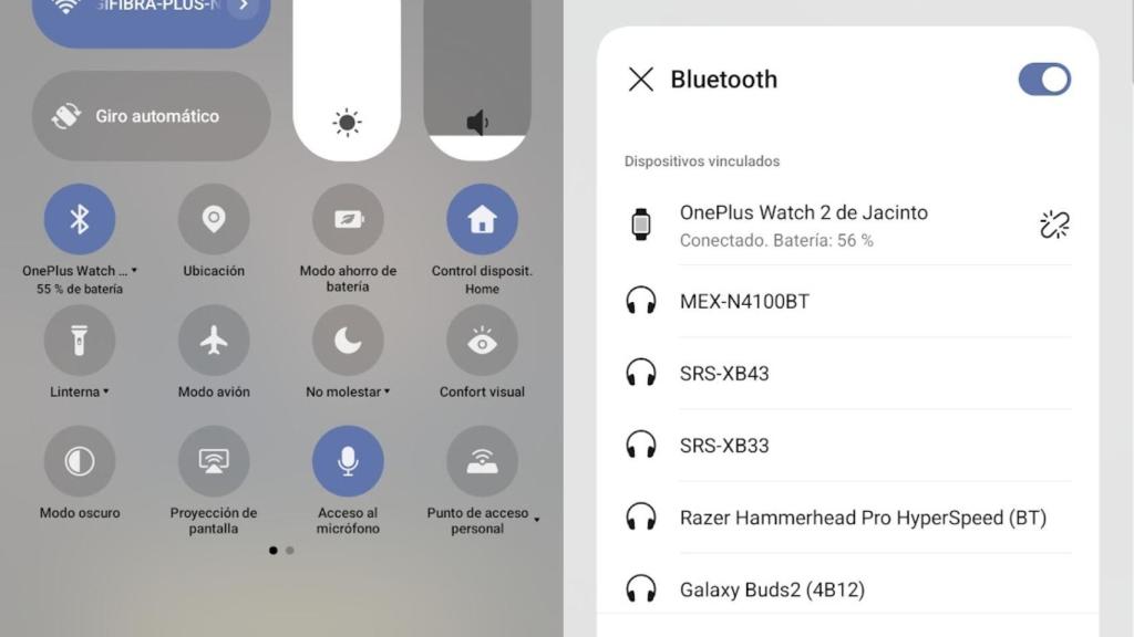 Ajustes Bluetooth