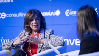Marta Villanueva, directora general de la Fundación IDIS, durante su intervención en la tercera jornada del Wake Up, Spain 2025!