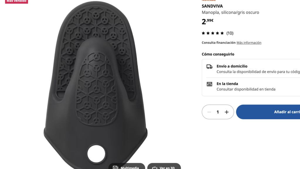 Manopla SANDVIVA.