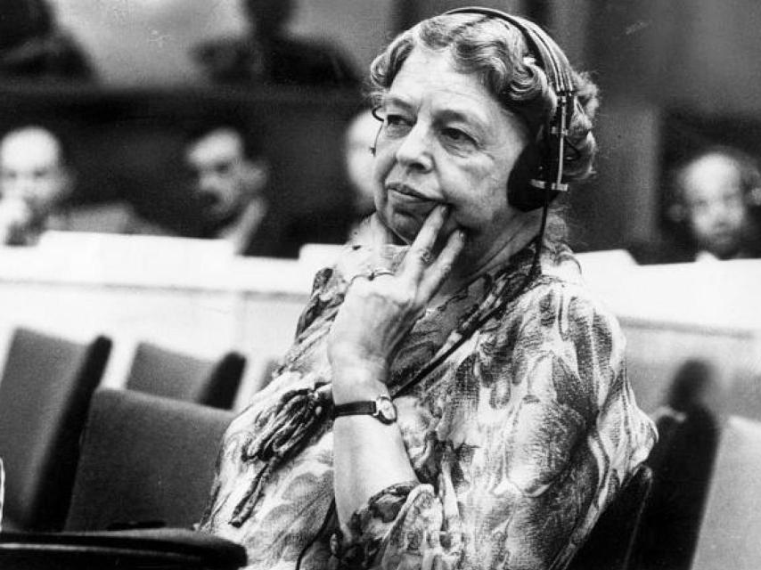 Eleanor Roosevelt.