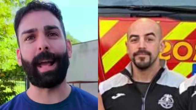 Jesús Aguilar Molero y Sergio Benavente Rodríguez, los bomberos fallecidos en un incendio en Alcorcón.