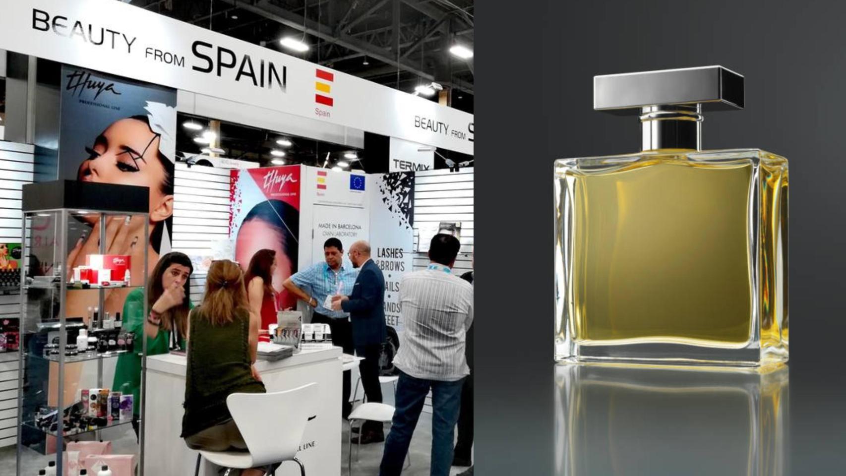 En la imagen, empresas españolas muestran sus productos durante una feria en Los Ángeles.