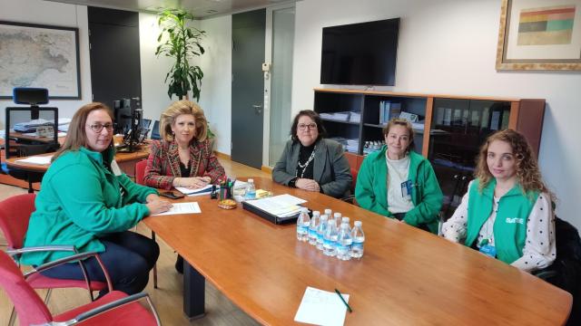 Imagen de la reunión entre la Consejería de Sanidad y Satse tras las movilizaciones