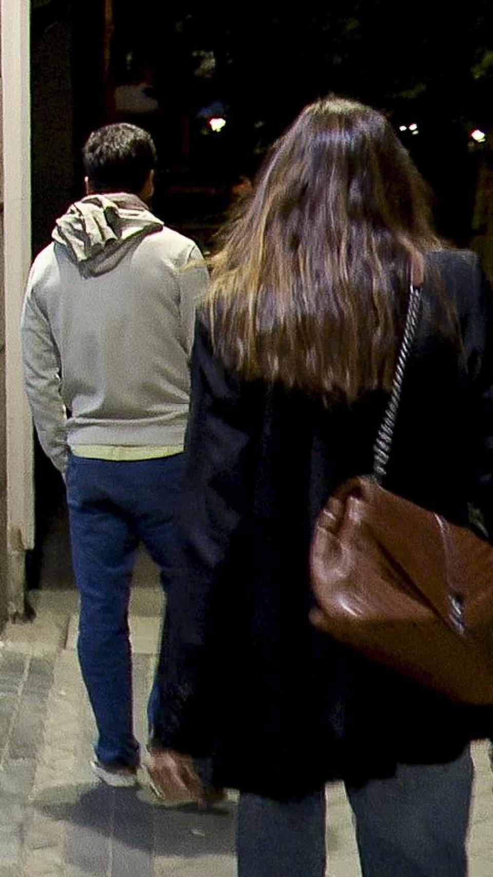 Sara y José Luis paseando por Madrid, el pasado 28 de marzo.