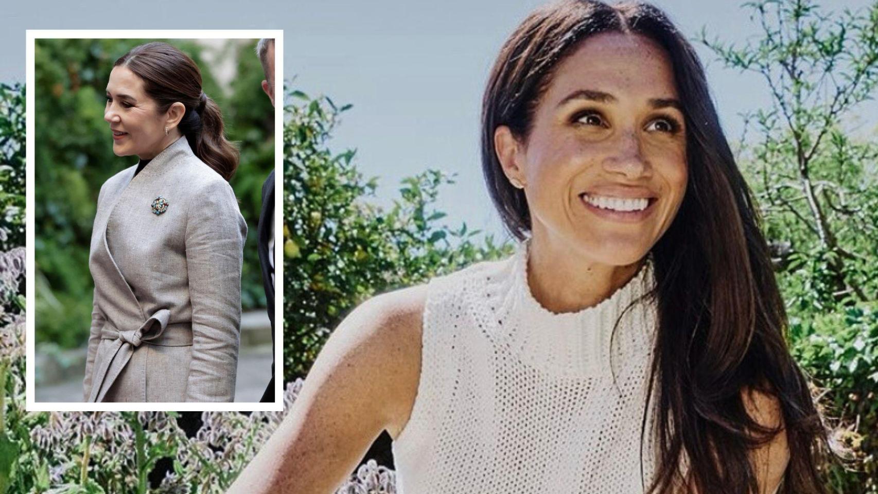 Meghan Markle y Mary de Dinamarca, en un montaje de Magas.
