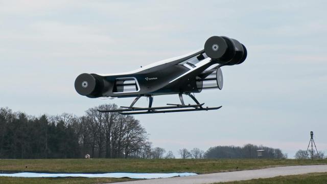 El demostrador BlackBird durante su vuelo inaugural
