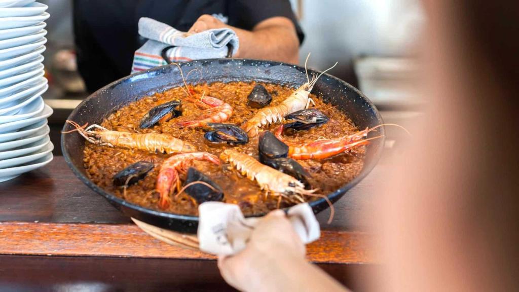Uno de los arroces quer preparan en La Lasal del Varador.