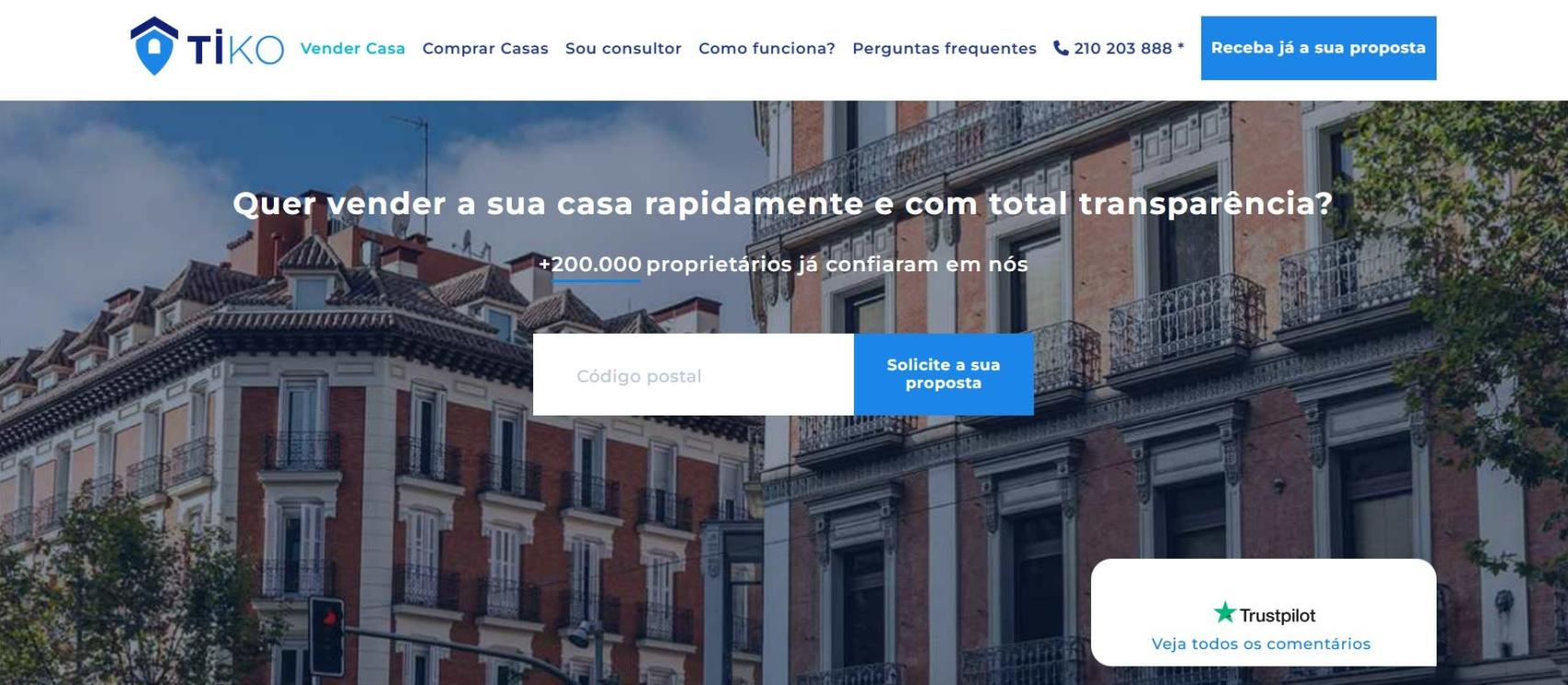 Plataforma 'online' de Tiko.
