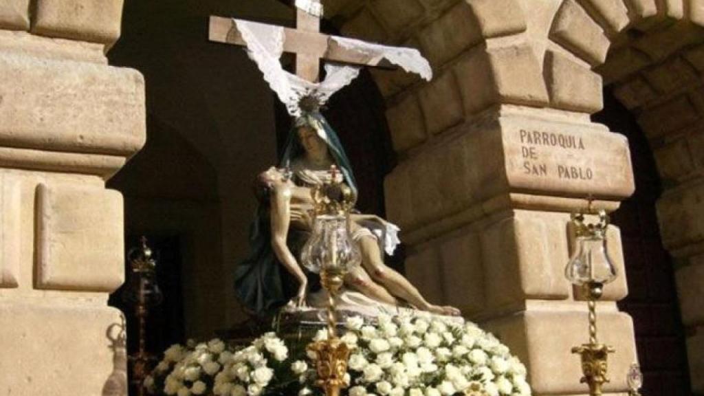 Las Angustias, en la Semana Santa de Salamanca