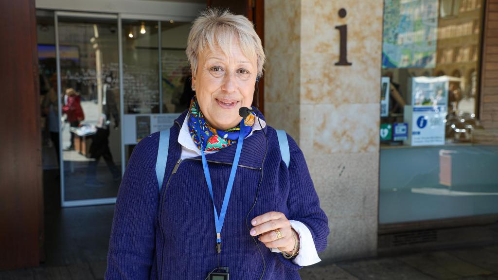 Inés Criado, guía turística de Salamanca