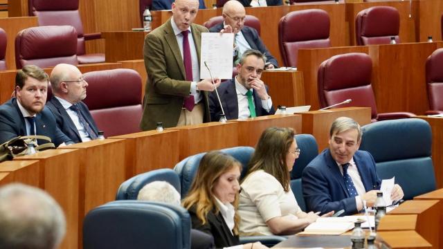 Intervención del procurador de Vox Carlos Menéndez en el pleno de las Cortes de Castilla y León
