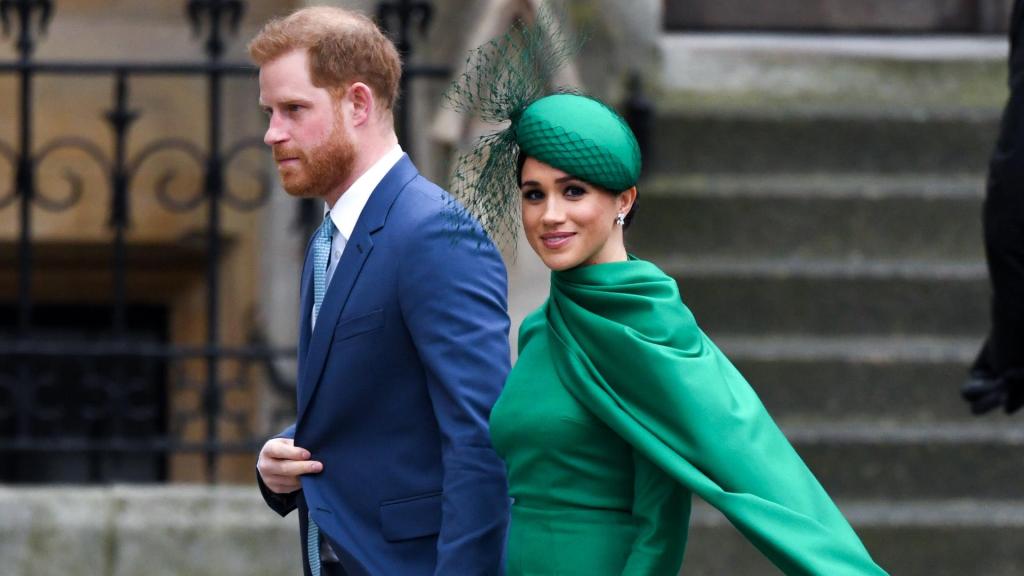 El príncipe Harry y Meghan Markle en la Commonwealth 2020.