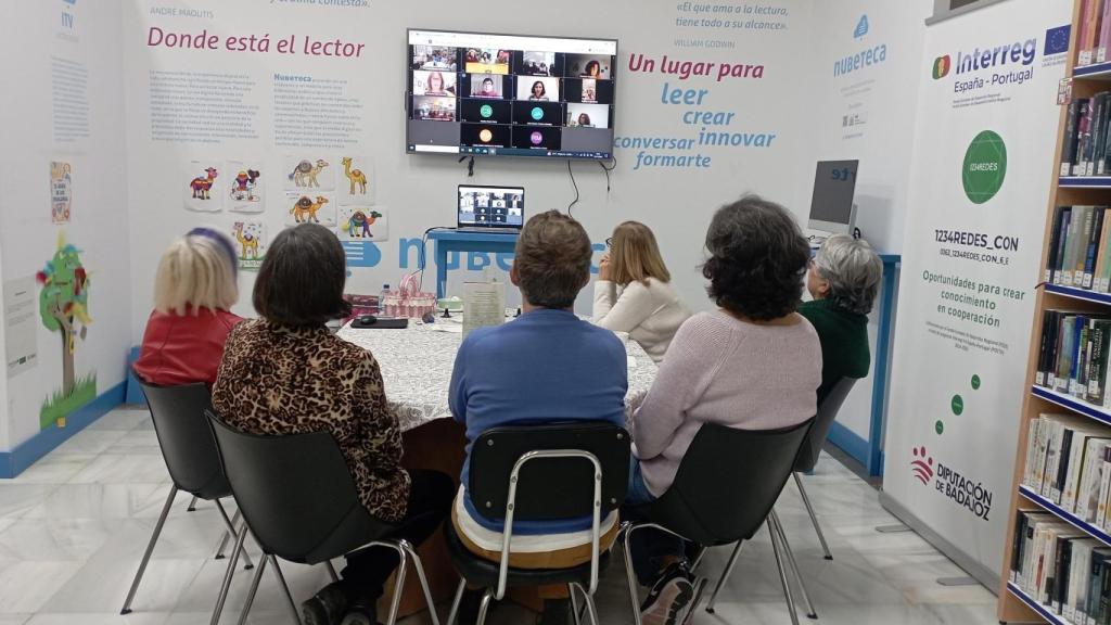 Encuentro virtual-presencial supramunicipal Nubeteca Escarlata.