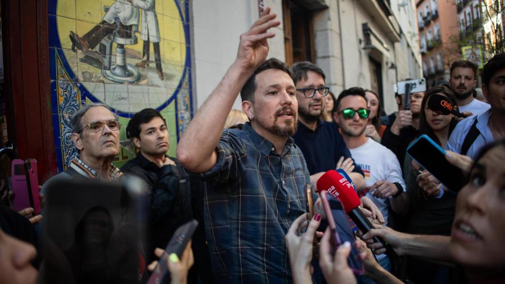 El exvicepresidente del Gobierno y fundador de Podemos, Pablo Iglesias, este martes en Madrid.