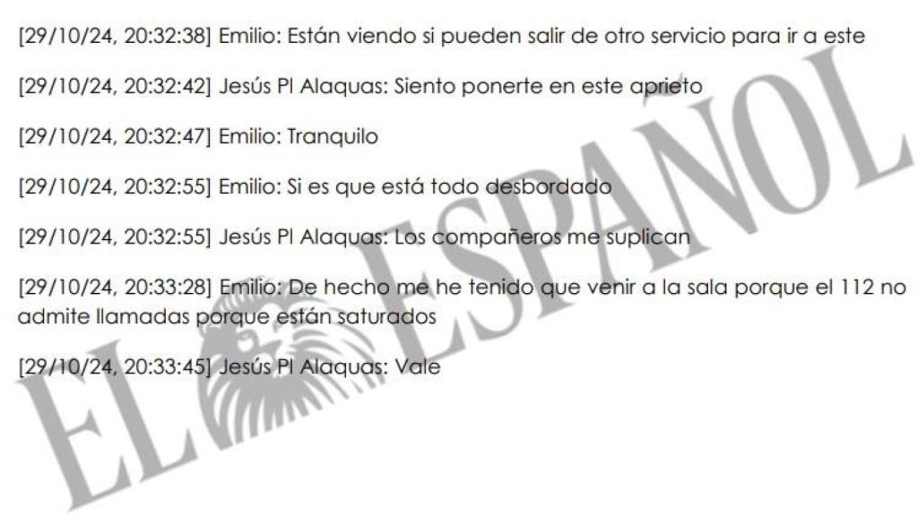 Conversación de Whatsapp de Argüeso.