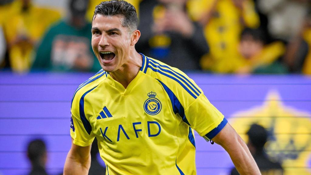 Cristiano Ronaldo el 10 Marzo 2025 en un partido con Al-Nassr. Foto: Saudi Press Agency / dpa
