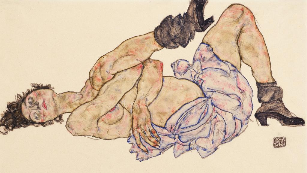 'Desnudo femenino reclinado', 1917, Moravská galerie Brně / Moravian Gallery in Brno, Foto: Moravian Gallery in Brno