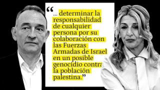 Sumar denuncia ante la Fiscalía al Gobierno del que forma parte por el envío de armas a Israel en el año de la guerra de Gaza