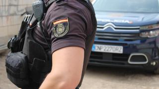 Agente de la Policía Nacional en Valencia. Policía Nacional