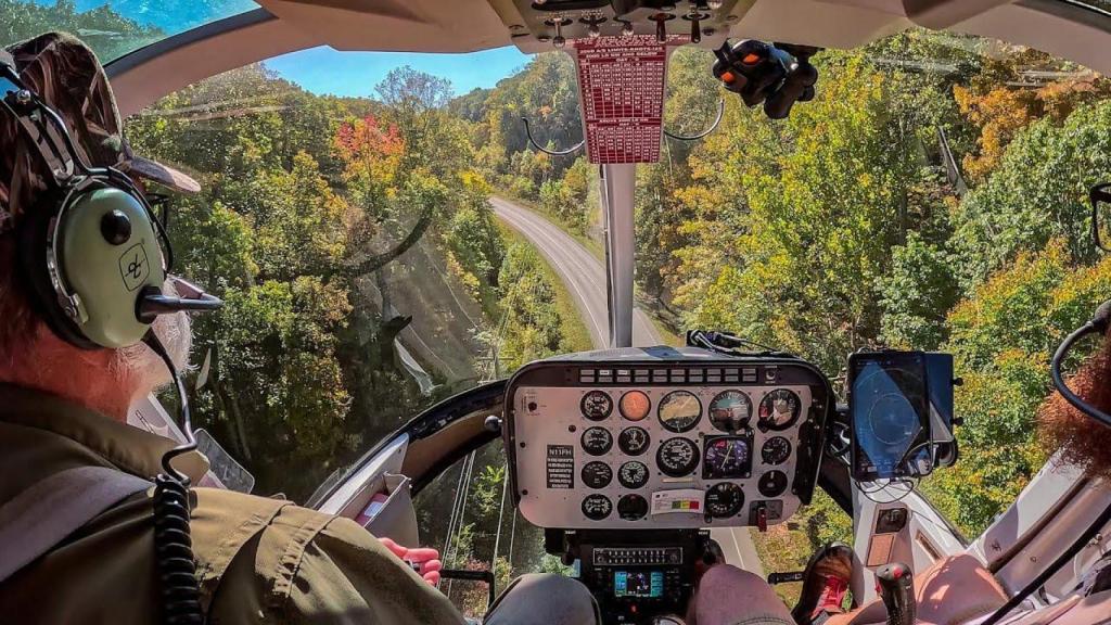 Cabina de Bell 206