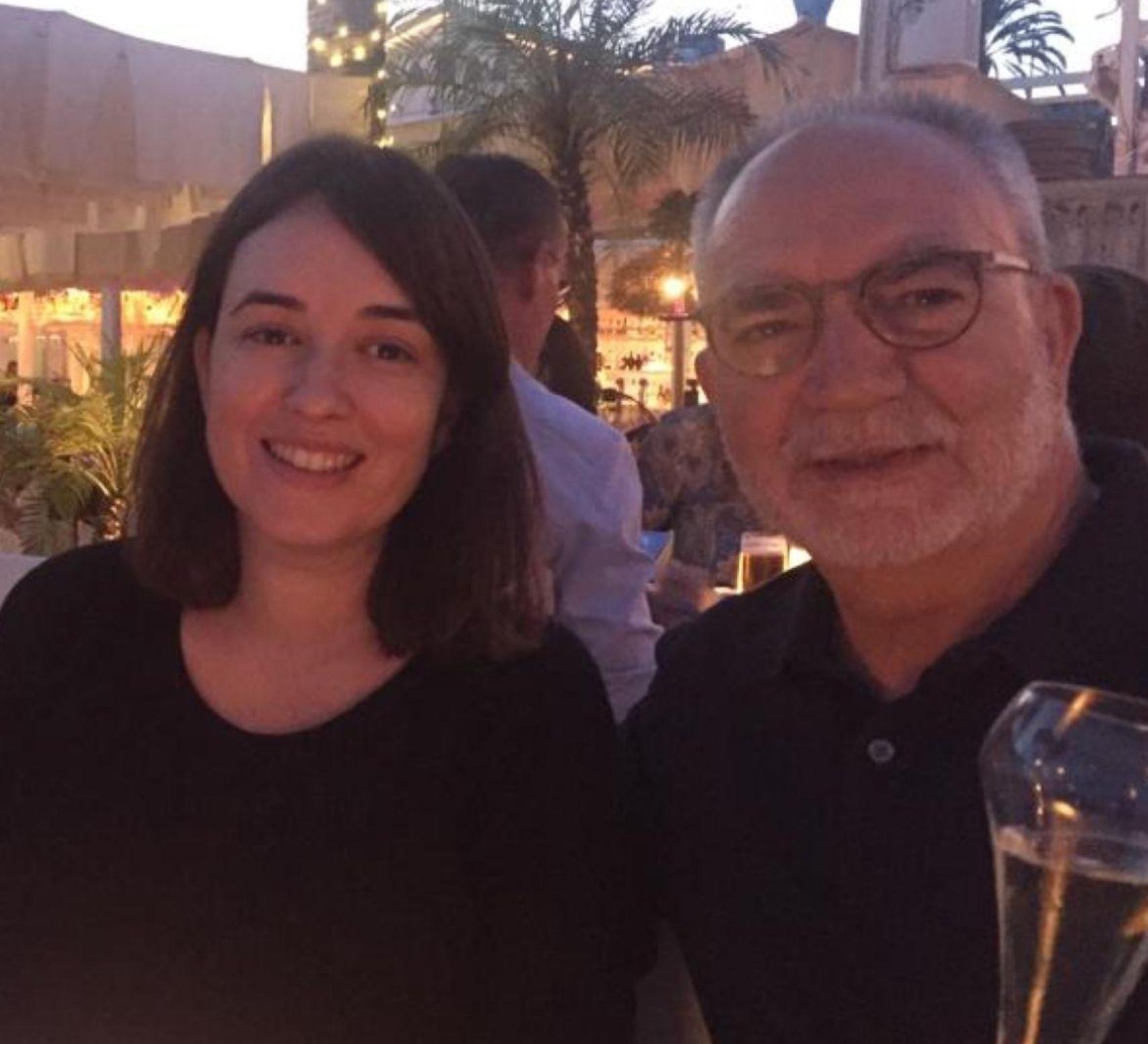 Vicente Tarancón, fundador de Luanvi, junto a su hija Paula Tarancón. EE
