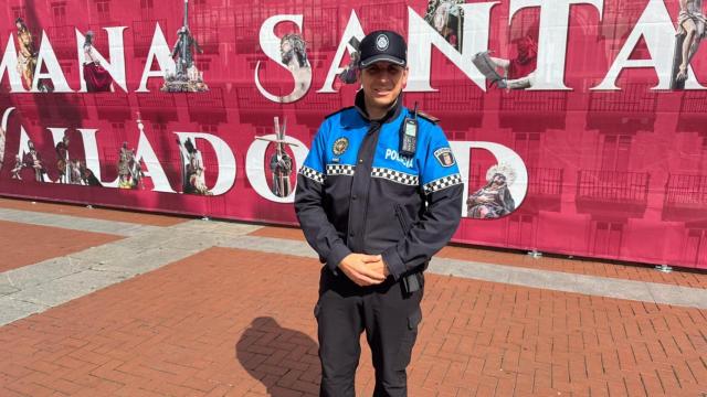 David Silván, subinspector de la Policía Municipal en Valladolid