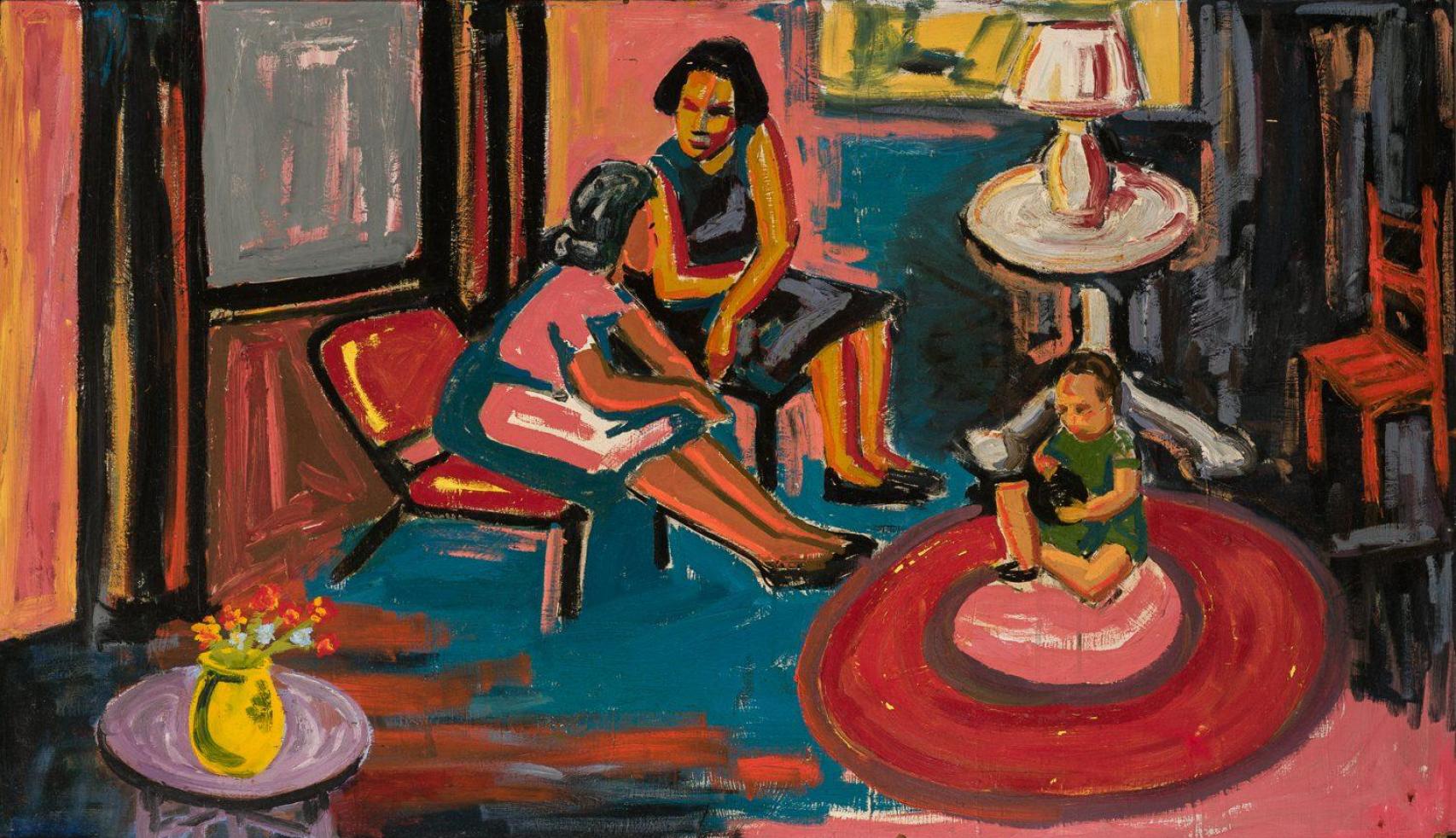 'Then What Did She Say?', 1964, de Robert Douglas, uno de los artistas de la serie de exposiciones 'Louisville’s Black Avant-Garde', en el Speed Art Museum en Kentucky