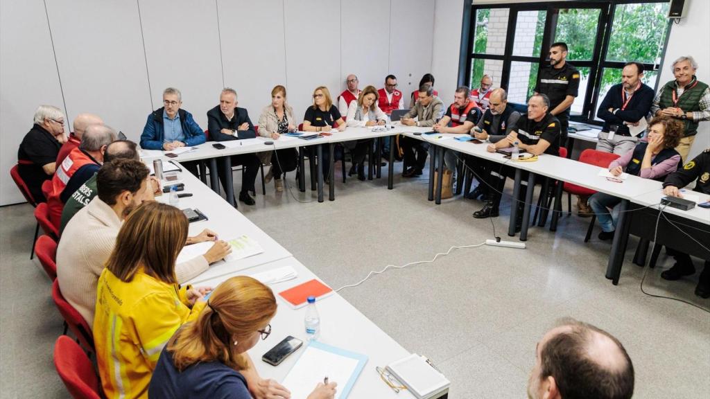 Reunión del Cecopi del 4 de noviembre de 2024. Carlos Luján / Europa Press