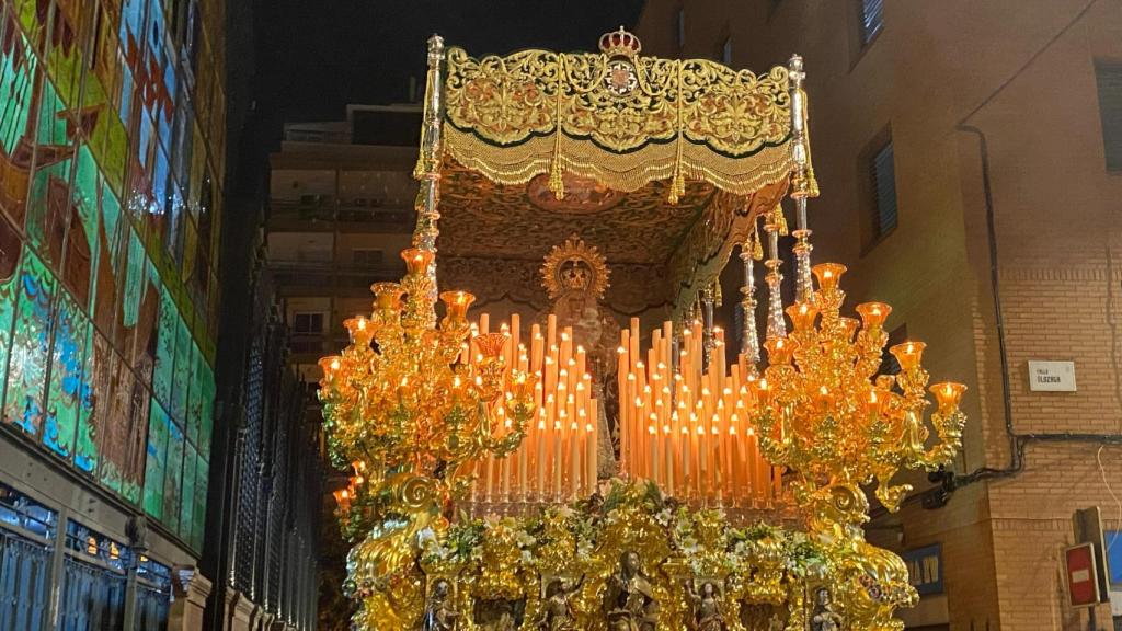 Una imagen de la Virgen de la Esperanza.