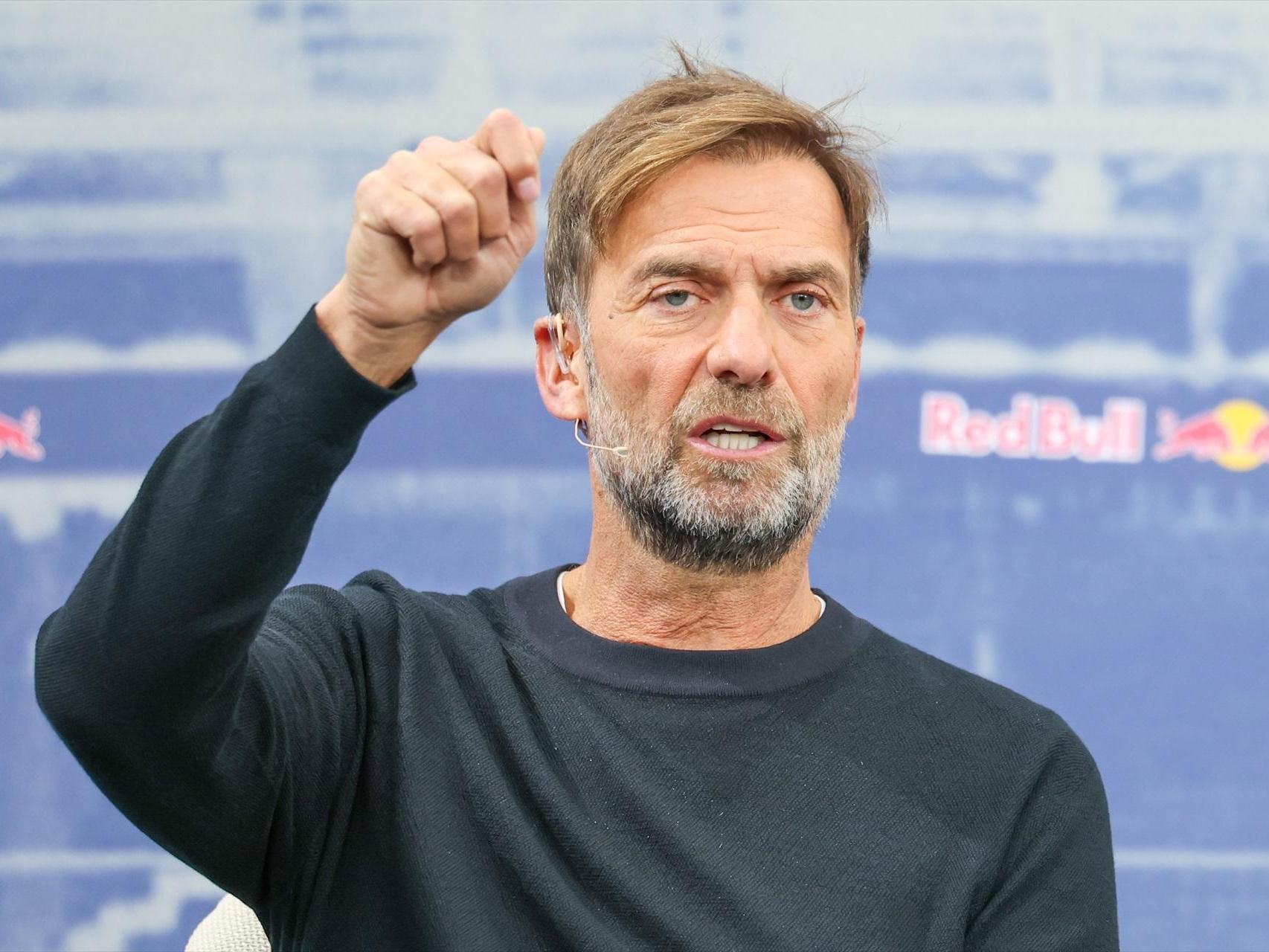 Klopp durante su presentación como director de fútbol en la marca Red Bull.