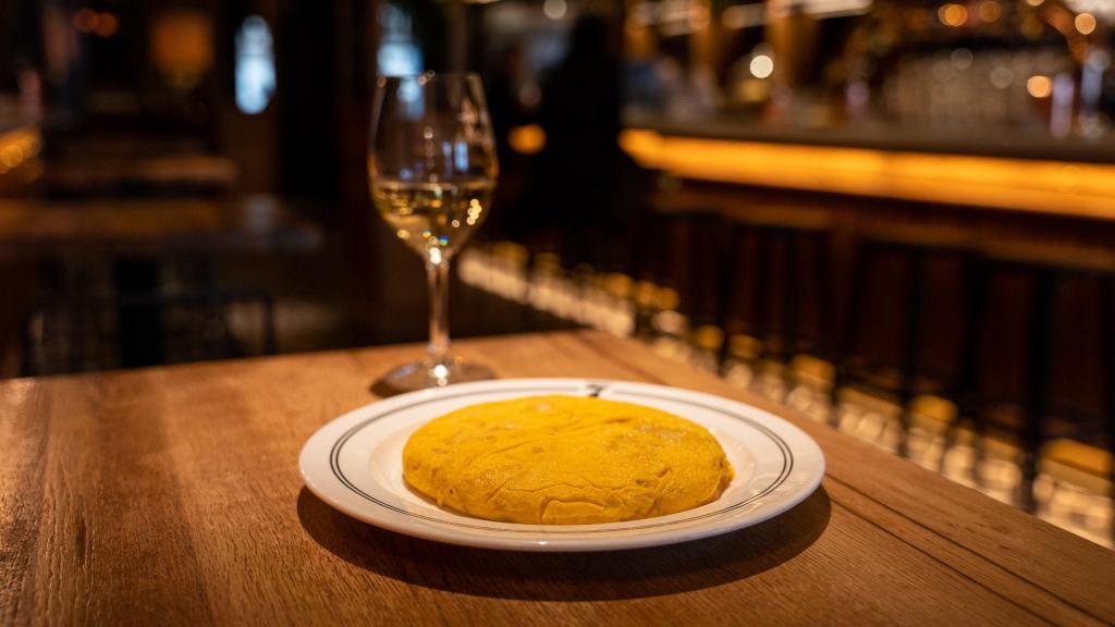 La famosa tortilla de Taberna 7 Bar.