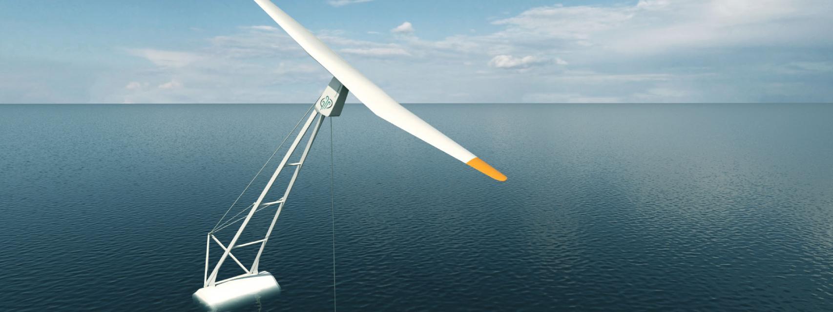El aerogenerador flotante TouchWind.
