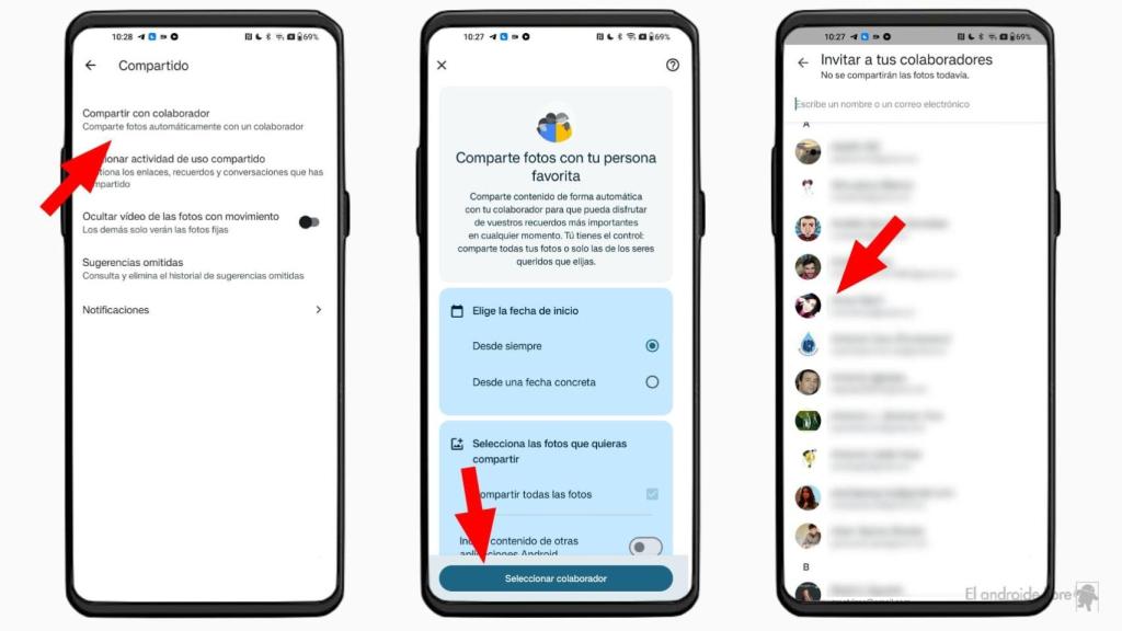 Share with Google Pictures collaborator