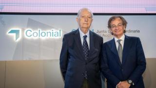 El presidente de Colonial, Juan José Bruguera, y el consejero delegado, Pere Viñolas.