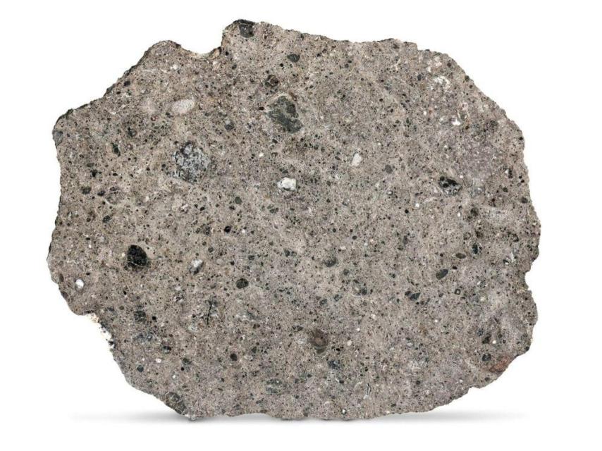 La piedra de meteorito bautizada como Tisserlitine 001.