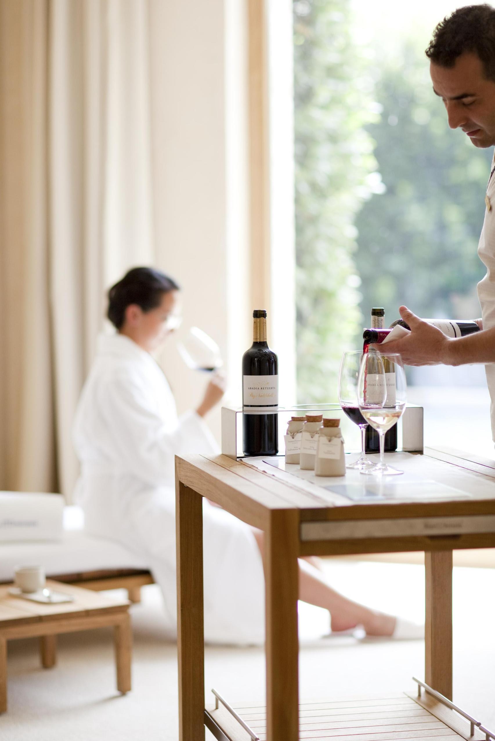 Spa Sommelier de Abadía Retuerta.