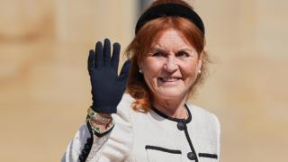 Sarah Ferguson, en la misa de Pascua celebrada en Windsor, el pasado 20 de abril.