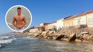 David Renner, vecino de la playa de Babilonia: El objetivo es darme 168 baños antes de que tiren mi casa
