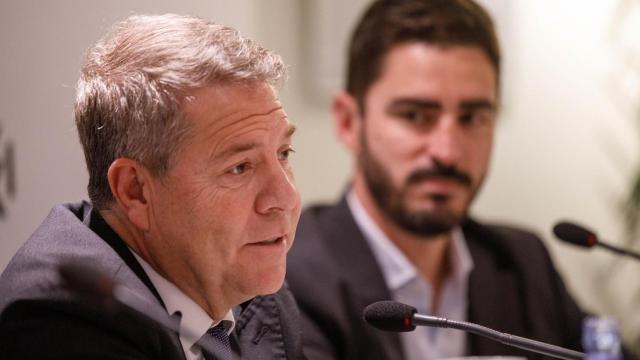 Emiliano García-Page durante su conferencia en el Club Siglo XXI